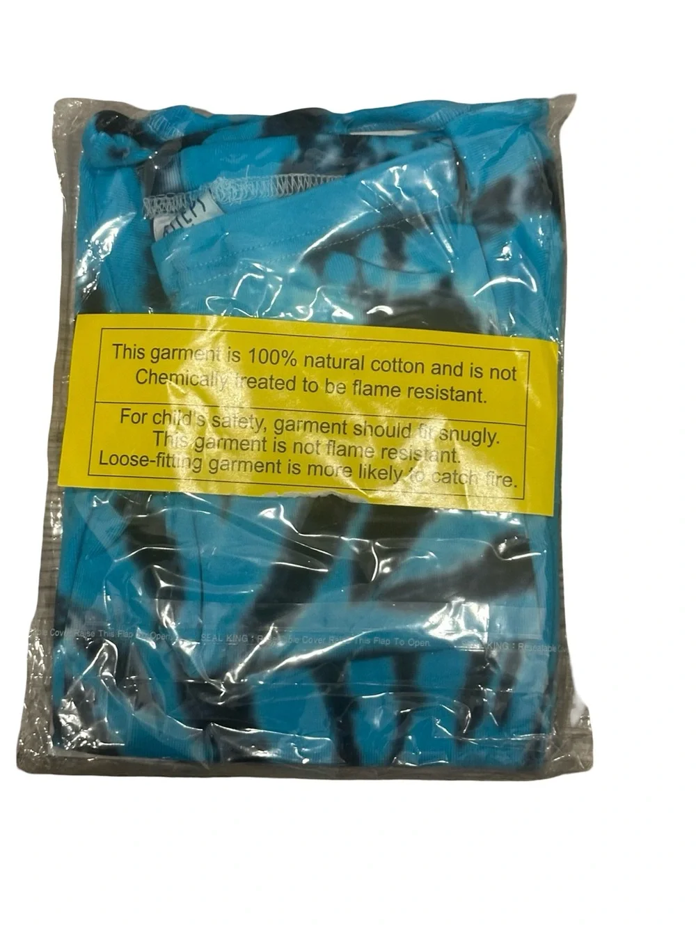 NWT Baby Steps Size 12M Tie-Dye Blue & Black Long Sleeve & Pants Pajama Set